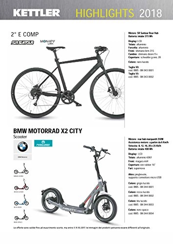 Biciclette da città : Cicli Ferrareis KETTLER Hybrid E-Bike 28 Alloy 2E Comp