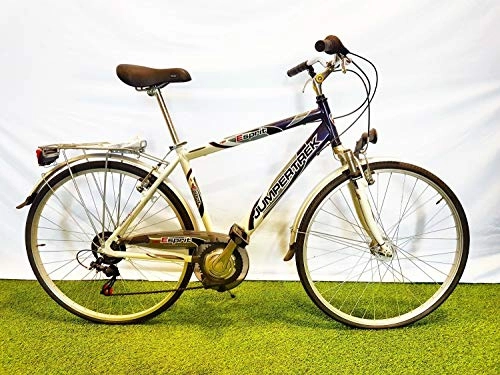 Biciclette da città : CINZIA Bici Bicicletta Donna 28' Esprit Alluminio REVO Shift 6V Bianco Antracite