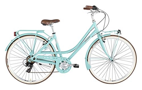 Biciclette da città : City bike FREETIME Alpina da uomo, 28", cambio a 7V e telaio in alluminio 55 cm Nero