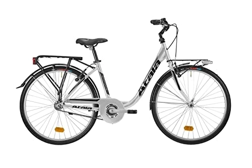 Biciclette da città : City-bike URBAN ATALA 2021 GRIFONE 1 velocità colore grigio chiaro / nero misura unica 42