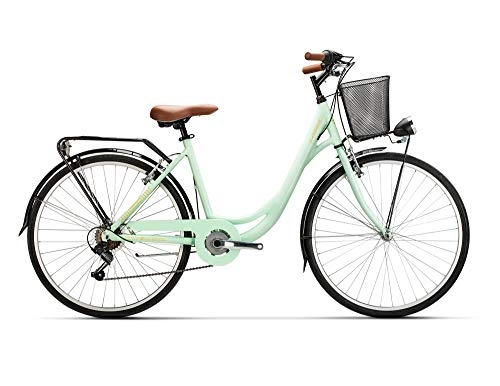 Biciclette da città : Conor Soho AL 6V WL Bicicletta Adulti Unisex, Menta (Verde), Taglia unica