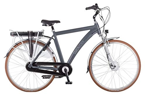 Biciclette da città : Dutchebike Touring II 28 Pollice 55 cm Uomini 7SP Freni a rulli Grigio