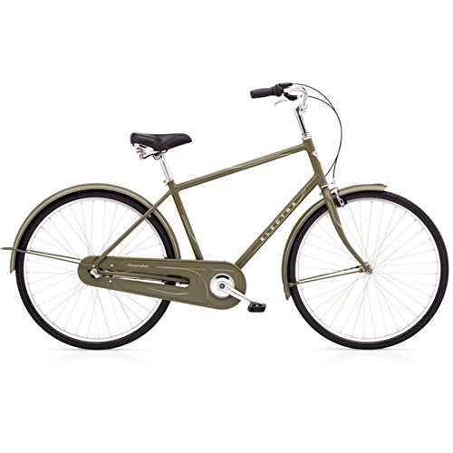 Biciclette da città : Electra Amsterdam Original 3i Herren Fahrrad Braun Mens Stadt Holland Rad Retro City, 529920