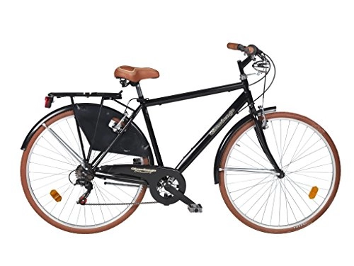 Biciclette da città : Emmegi shop Bicicletta Uomo 28” Cambio 6 velocità Bici City Comfort