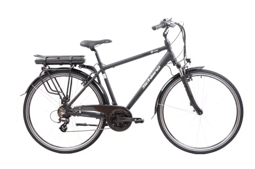 Biciclette da città : F.lli Schiano E-Ride Bicicletta Elettrica Da Città, 28'', Nero