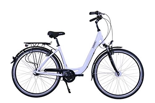 Biciclette da città : HAWK City Wave Deluxe (bianco, 26") 7G