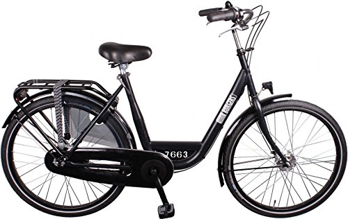 Biciclette da città : ID personale 26 pollici 50 cm Donna 3 G Roller Brakes NERO OPACO