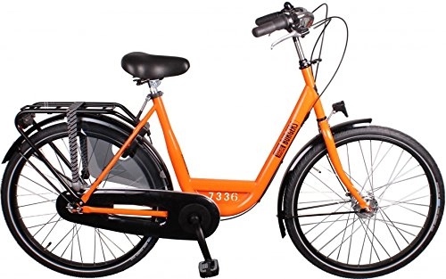 Biciclette da città : ID personale 26 pollici 50 cm Donna 7 G freno a contropedale Arancione