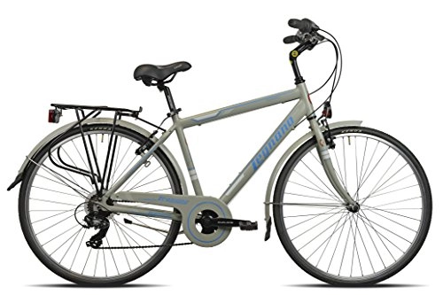 Biciclette da città : Legnano Ciclo 445 Cesenatico, City Bike Uomo, Grigio, 52