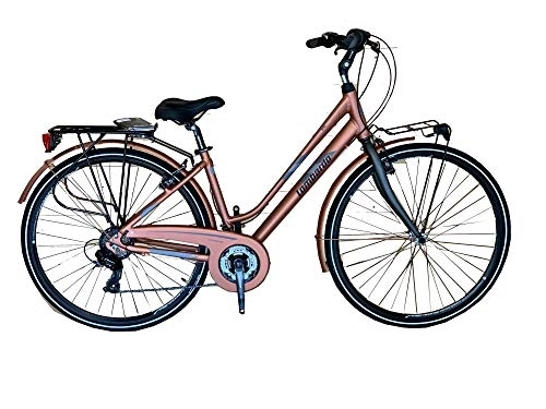 Biciclette da città : Lombardo City Bike 28" Mirafiori 270 D 21V Copper / Grey Matt Mis.43