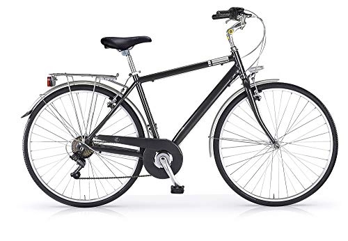 Biciclette da città : MBM Central TK 28' ALLUM Uomo 6V, Bici, Grigio Titanio A27, 50
