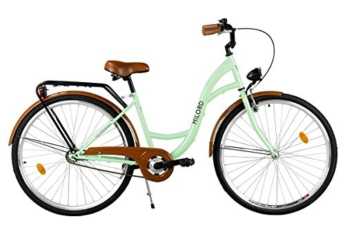 Biciclette da città : Milord. Comfort Bike, Bicicletta da Città Donna, 3 velocità, Mente, 28