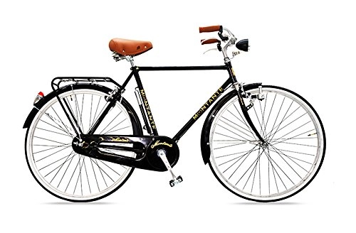 Biciclette da città : MONTANTE CICLI Roma Uomo, City Bike, Nero, M