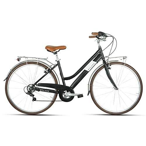 Biciclette da città : MYLAND City Bike Corso 28.3 28'' 7v Donna Nero Taglia M (City)