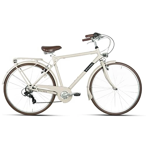 Biciclette da città : MYLAND City Bike Corso 28.6 28'' 7v Uomo Grigio Taglia L (City)