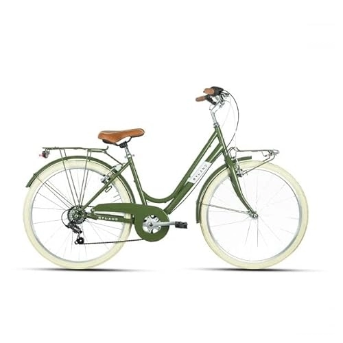 Biciclette da città : MYLAND City Bike DOSSO 26.1 26'' 6v Donna Verde Taglia M (Biciclette City)