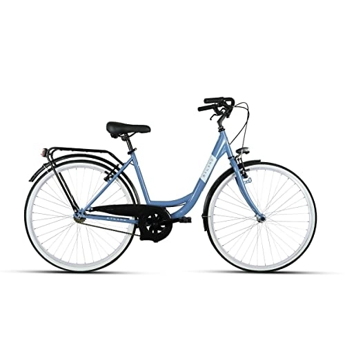 Biciclette da città : MYLAND City Bike VICOLO 26.1 26x1-3 / 8'' 1v Donna Blu Taglia M (City)