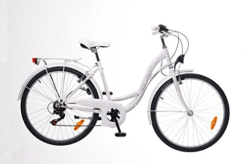 Biciclette da città : Neuzer Bicyclette avec cadre en acier 6 vitesses Shimano. Cadre bas. 26".