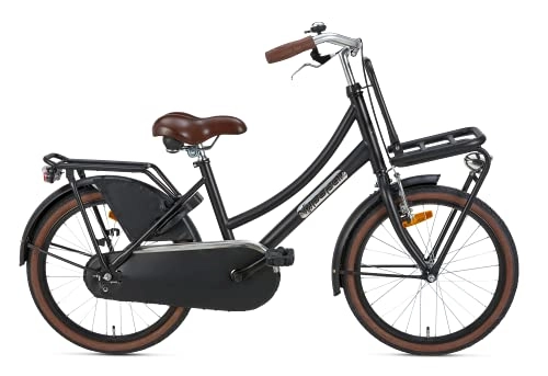 Biciclette da città : POPAL Daily Dutch Basic 20 pollici 32 cm ragazza freno a cerchione nero
