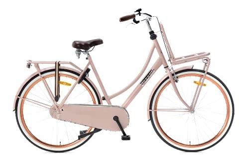 Biciclette da città : POPAL Daily Dutch Basic - Freno a contropedale da donna, 28", 57 cm, colore: salmone