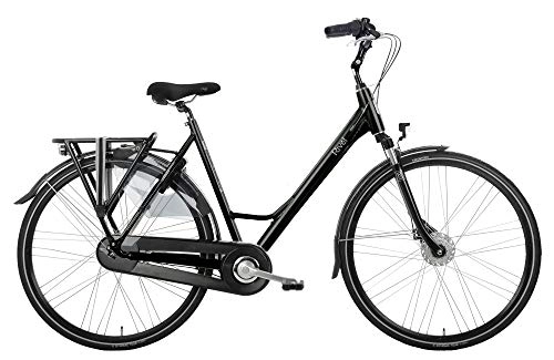 Biciclette da città : Rivel Princeton - Bicicletta da Donna, 28", Telaio 57 cm, Shimano Nexus 7 Marce, Colore: Nero