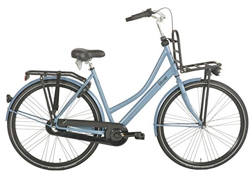 Biciclette da città : Rivel Vermont - Bicicletta da Donna, 28", Telaio 49 cm, Shimano Nexus 3 Marce, Colore: Blu