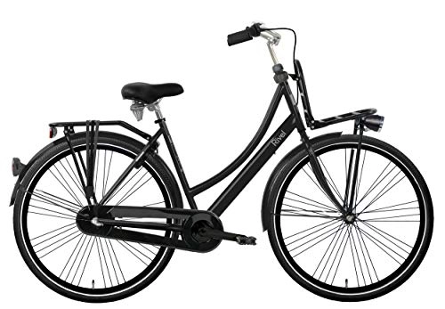 Biciclette da città : Rivel Vermont - Bicicletta da donna, 28", telaio 53 cm, Shimano Nexus 3 marce, colore: nero