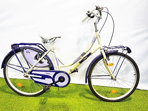 Biciclette da città : SCHIANO Bici Bicicletta Donna S / C Olanda Primavera 26'' Bianco / Blu