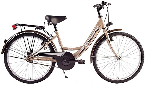 Biciclette da città : Schiano Mirta Eco 71, 1 cm 51 cm donna freni RIM beige / marrone