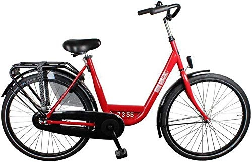 Biciclette da città : stadsfiets 26 Zoll 48 cm Frau 3G Rücktrittbremse Rot