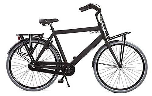 Biciclette da città : style 28 inch 58 cm 3 velocita 'mens nero freno coaster