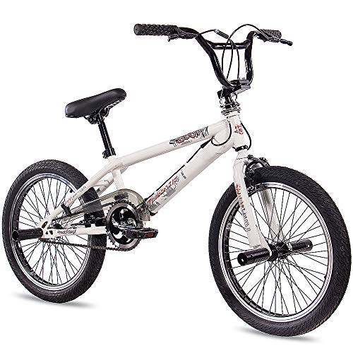 BMX : 20 BMX bicicletta per bambini KCP Doom 360 Rotor Freestyle Bianco – 50, 8 cm (20 pollici)