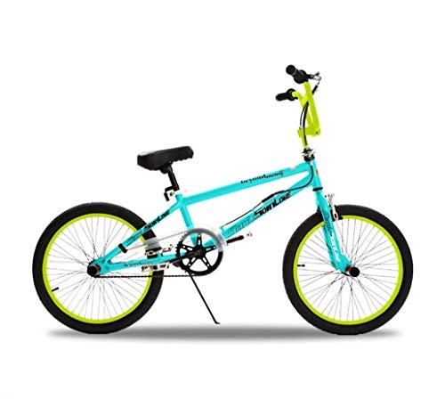 BMX : AISHFP 20-inch BMX Bike, principiante-Livello per i più esperti BMX Race Bike, High Strength Steel Carbon Frame, Adulti Uomo Donna Bambini Generale, D