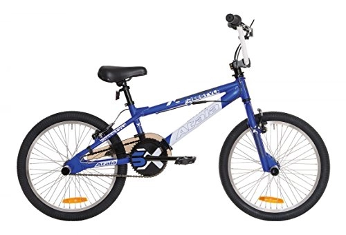 BMX : Atala Bicicletta BMX X-Street, 1 velocità, Colore Blu e Bianco