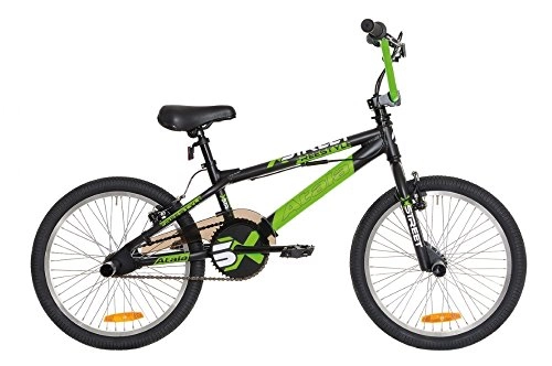 BMX : Atala Bicicletta BMX X-Street, 1 velocità, Colore Nero - Verde Opaco