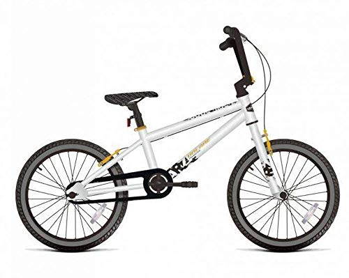 BMX : Bici Bicicletta Bambino 16 Pollici Cool Rider Freni al Manubrio Bianco 95% assemblata