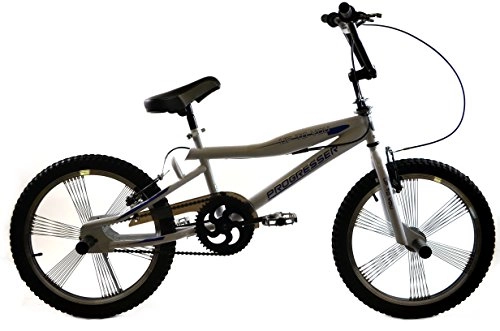 BMX : BMX Bike 20 Freestyle 4 X Pegs Jugend Bicicletta progresser grande selezione bianco
