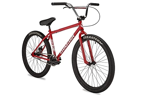 BMX : Eastern Bikes Growler, bicicletta da crociera da 26 pollici, telaio in acciaio ad alta resistenza - Rosso