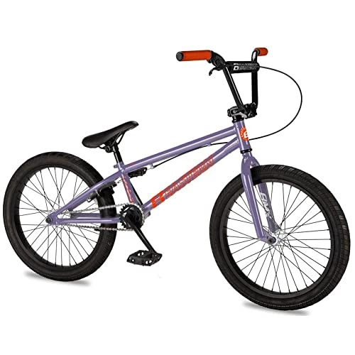 BMX : Eastern Bikes Paydirt - Telaio in acciaio ad alta resistenza BMX, 20 pollici, colore: viola chiaro e arancione,