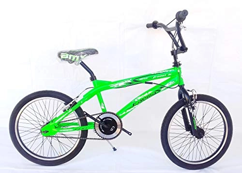 BMX : FAEMA Bici Freestyle 20 Acciaio Verde Fluo