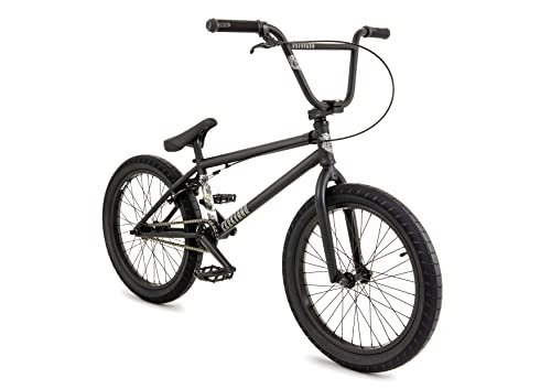 BMX : FLYBIKES Electron, Bicicletta Completa Unisex-Adulto, Nero (Flat Black), 20, 5” Pulgadas