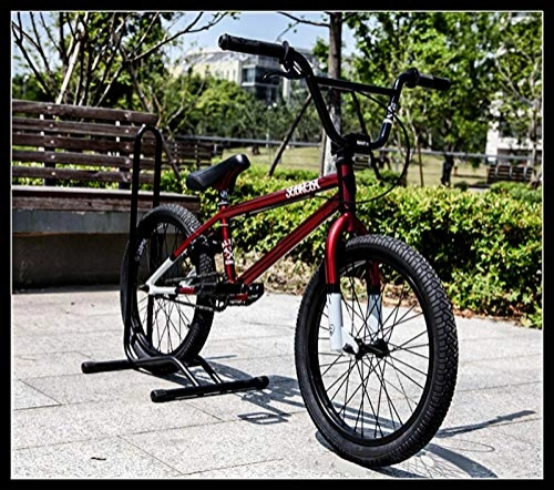 BMX : GASLIKE Adulti 20 inch BMX Bike, Mens Professionale Fancy Stunt Show BMX Biciclette per Principianti-Livello per i più esperti Via Bikes 25 * 9T