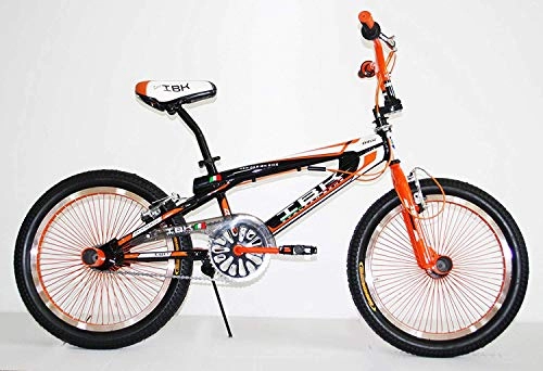BMX : IBK Bici Bicicletta 20' BMX Freestyle STERZO 360° Arancione