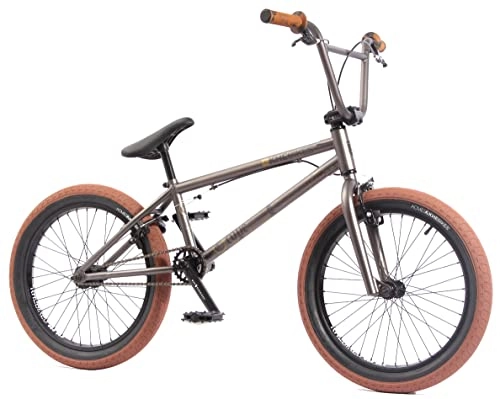 BMX : KHE - Bicicletta BMX COPE AM, 20 pollici, brevettata Affix a 360°, solo 10, 8 kg, colore: Antracite