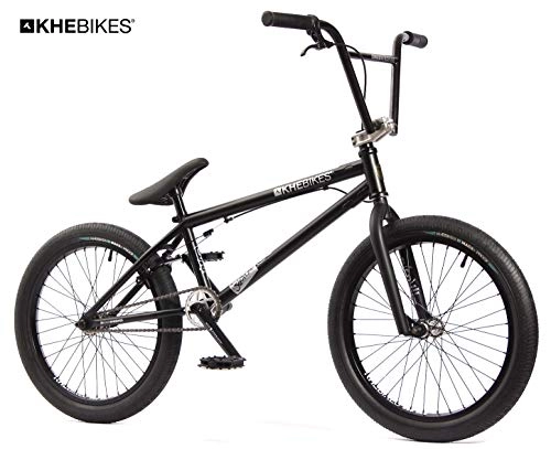 BMX : KHE - Bicicletta BMX Silencer FC, 20", mozzo Affix Rotor Freecoaster, solo 10, 1 kg, colore: nero