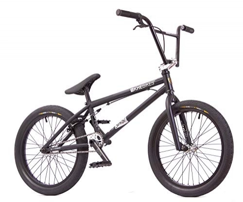 BMX : KHE - Bicicletta BMX Silencer LT, 20", con sistema brevettato Affix 360°, solo 9, 9 kg, colore: nero