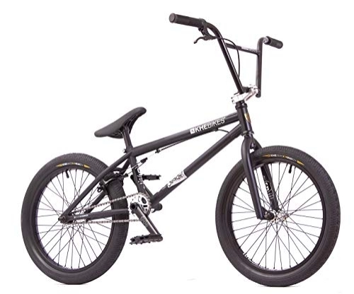BMX : KHE - Bicicletta BMX Silencer LT, 20 pollici, sistema brevettato Affix a 360°, pesa solo 9, 9 kg, colore: nero