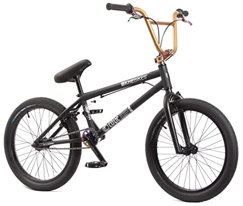 BMX : KHE BMX COPE Limited - Bicicletta per BMX, rotore Affix a 360°, solo 10, 5 kg, colore: Nero opaco