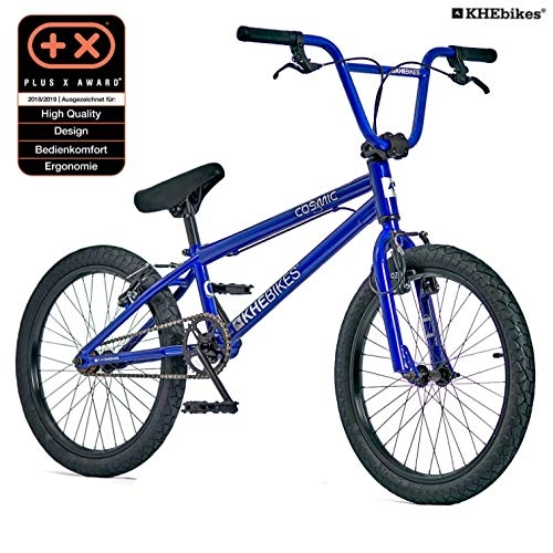 BMX : KHE BMX Cosmic B - Bicicletta da 20" con rotore Affix, solo 11, 1 kg, colore: blu lucido