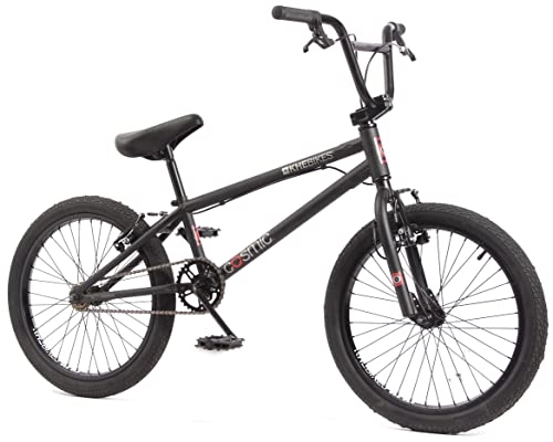 BMX : KHE BMX Cosmic - Bicicletta da 20 pollici con rotore Affix solo 11, 1 kg, colore: Nero